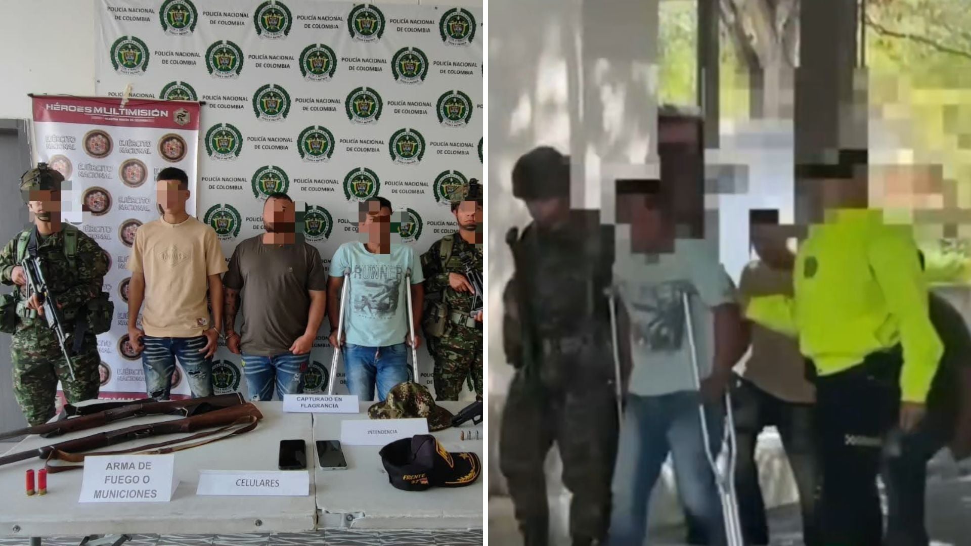 Operativo donde cayeron dos presuntos cabecillas de disidencias de las Farc - Foto Mindefensa - X