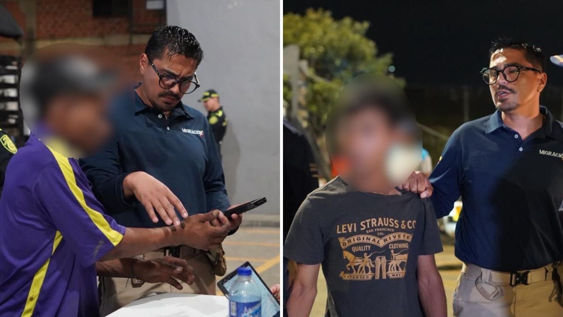 Operativo en Medellín dejó 17 extranjeros con medida de expulsión - Foto Migración Colombia