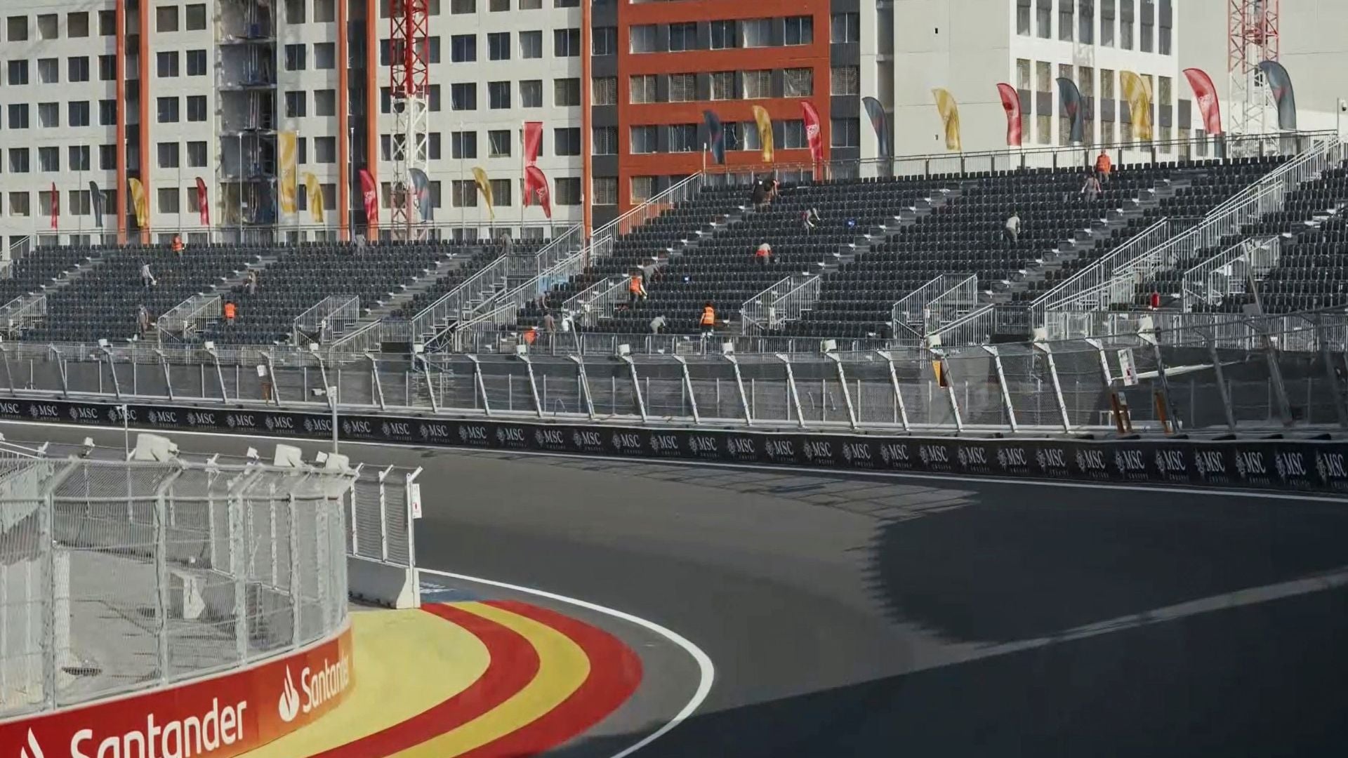 Vista del circuito Madring, sede del Gran Premio de España-Foto: EFE