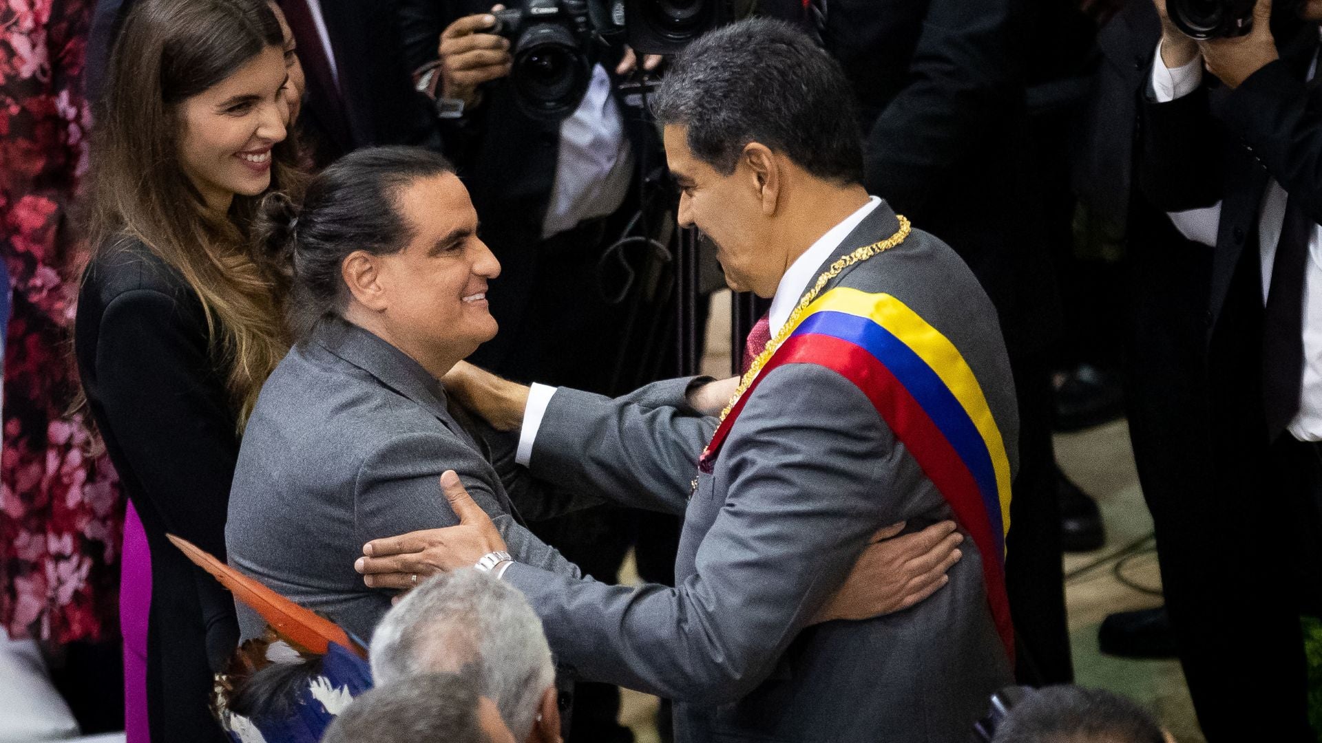 Nicolás Maduro y Alex Saab | Foto: EFE