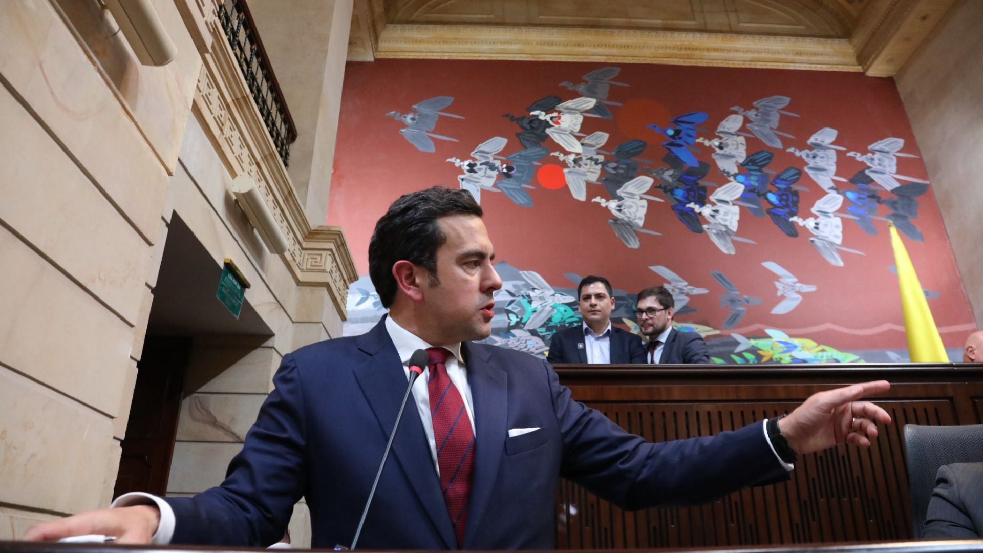 Ministro del Interior de la República de Colombia -Rodrigo Lara-Foto: tomada de X @Rodrigo_Lara_