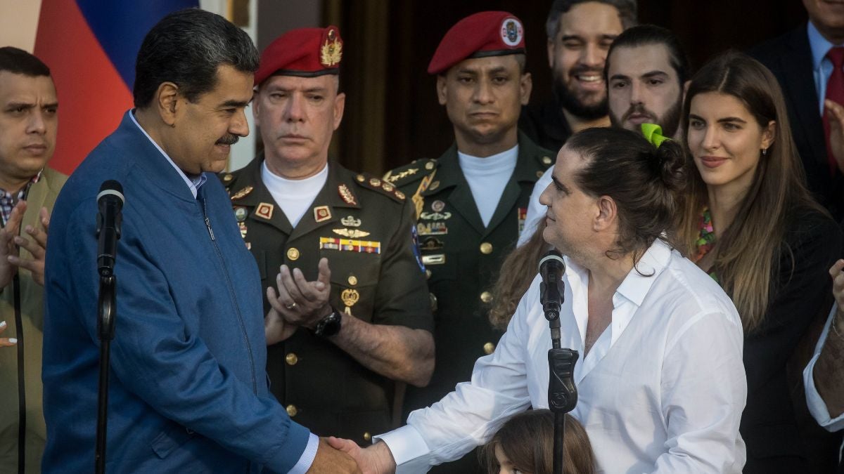 Alex Saab y Nicolás Maduro (EFE)