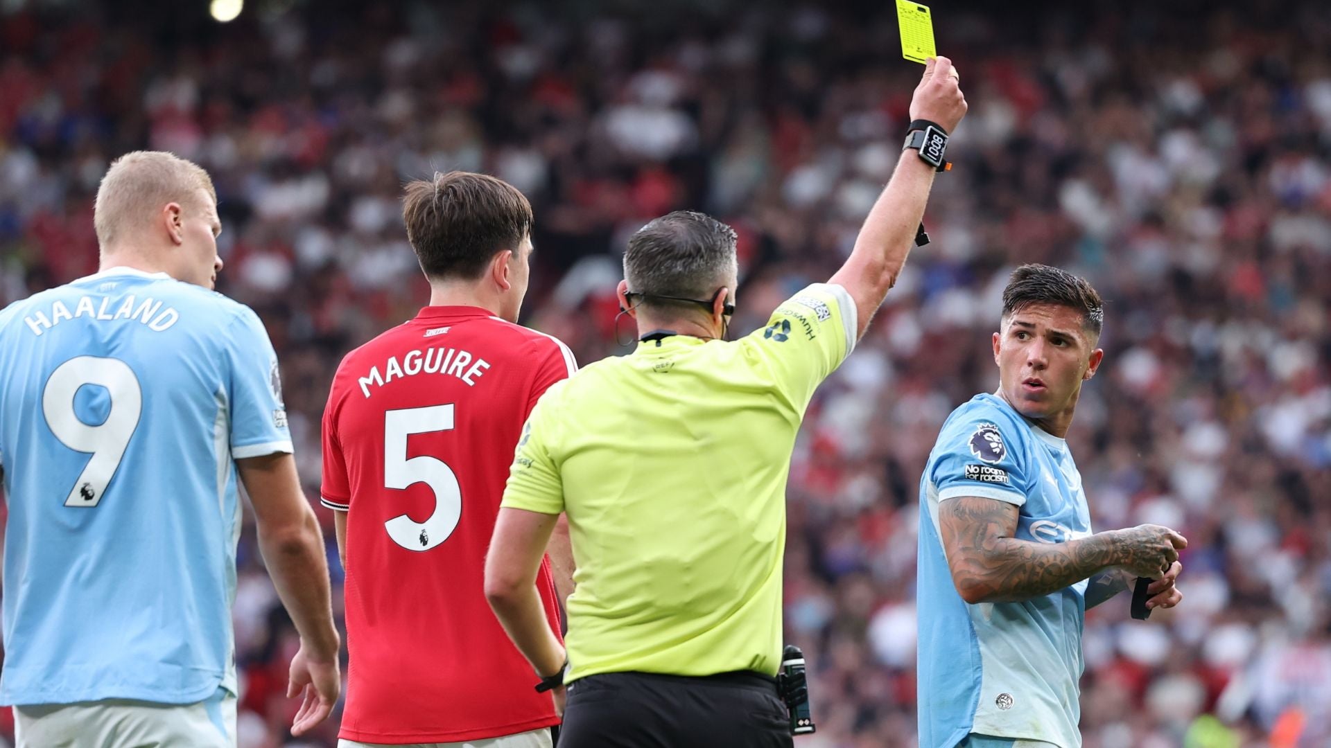 Manchester City ante Manchester United en la Premier League - Foto: EFE