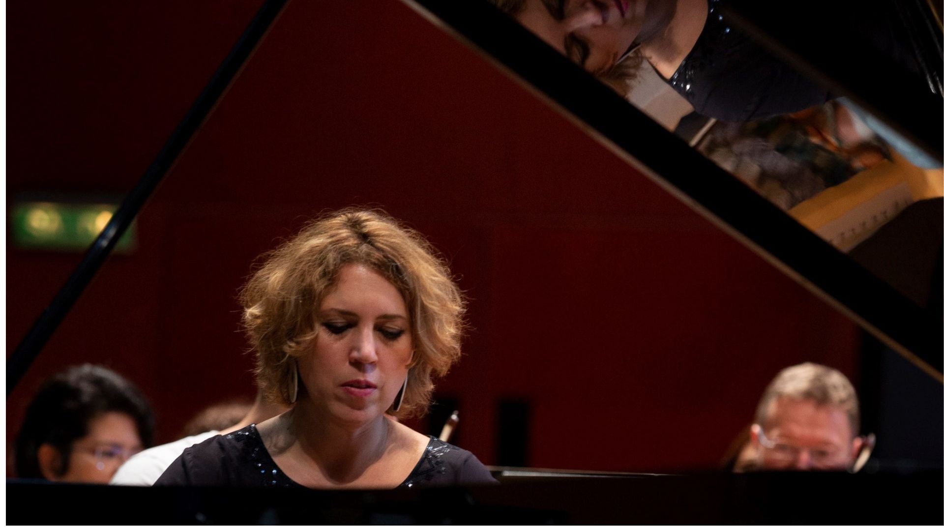 La pianista Gabriela Montero durante el concierto-Foto: EFE