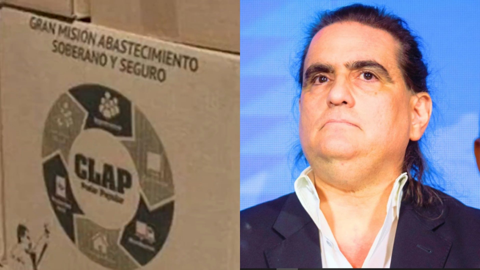 Las cajas Clap en medio de la polémica / FOTO: EFE - Captura de pantalla