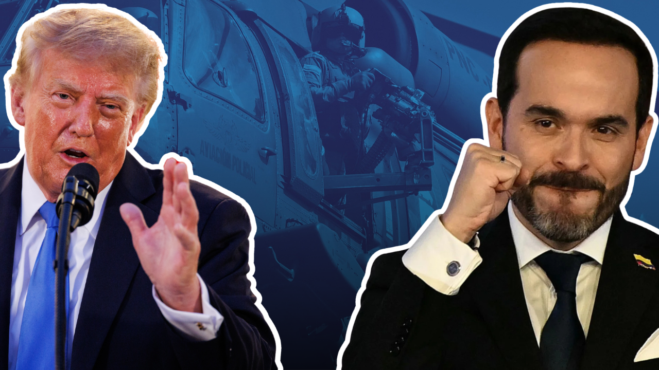Donald Trump y Abelardo de la Espriella - AFP y EFE