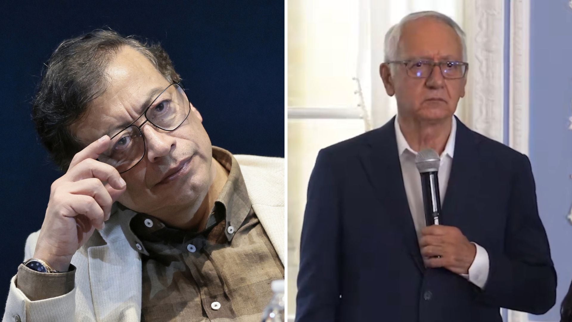 Gustavo Petro y Guillermo Jaramillo - EFE y Minsalud Colombia