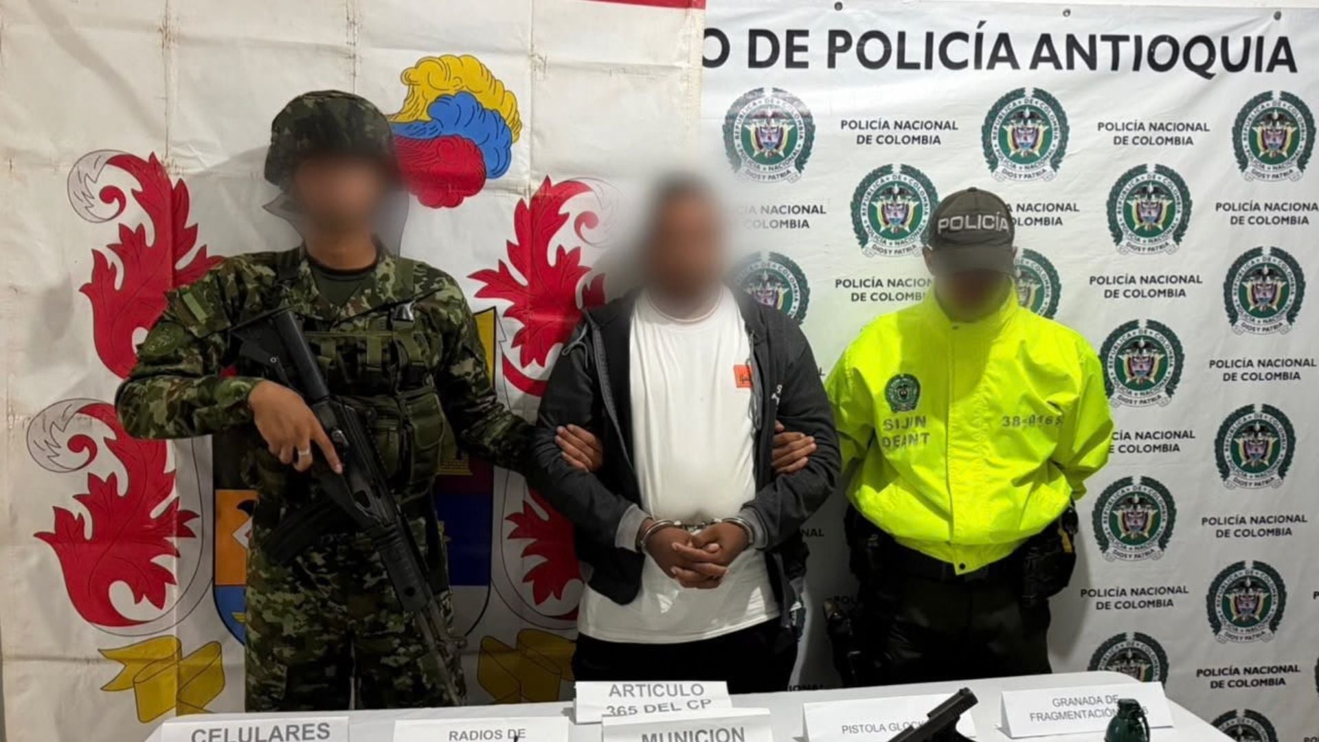 Captura de alias "El Perro" | Foto Ejército Nacional de Colombia en X: @COL_EJERCITO