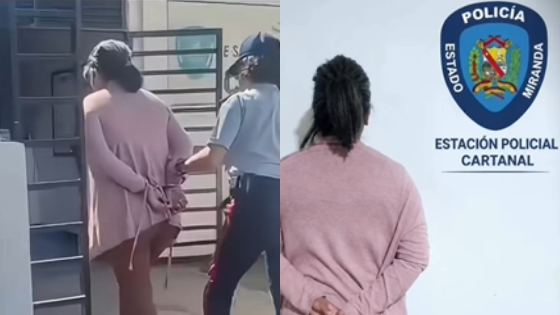 Capturan a madre que grababa maltrato físico y psicológico de sus dos pequeños hijos - Fotos: X
