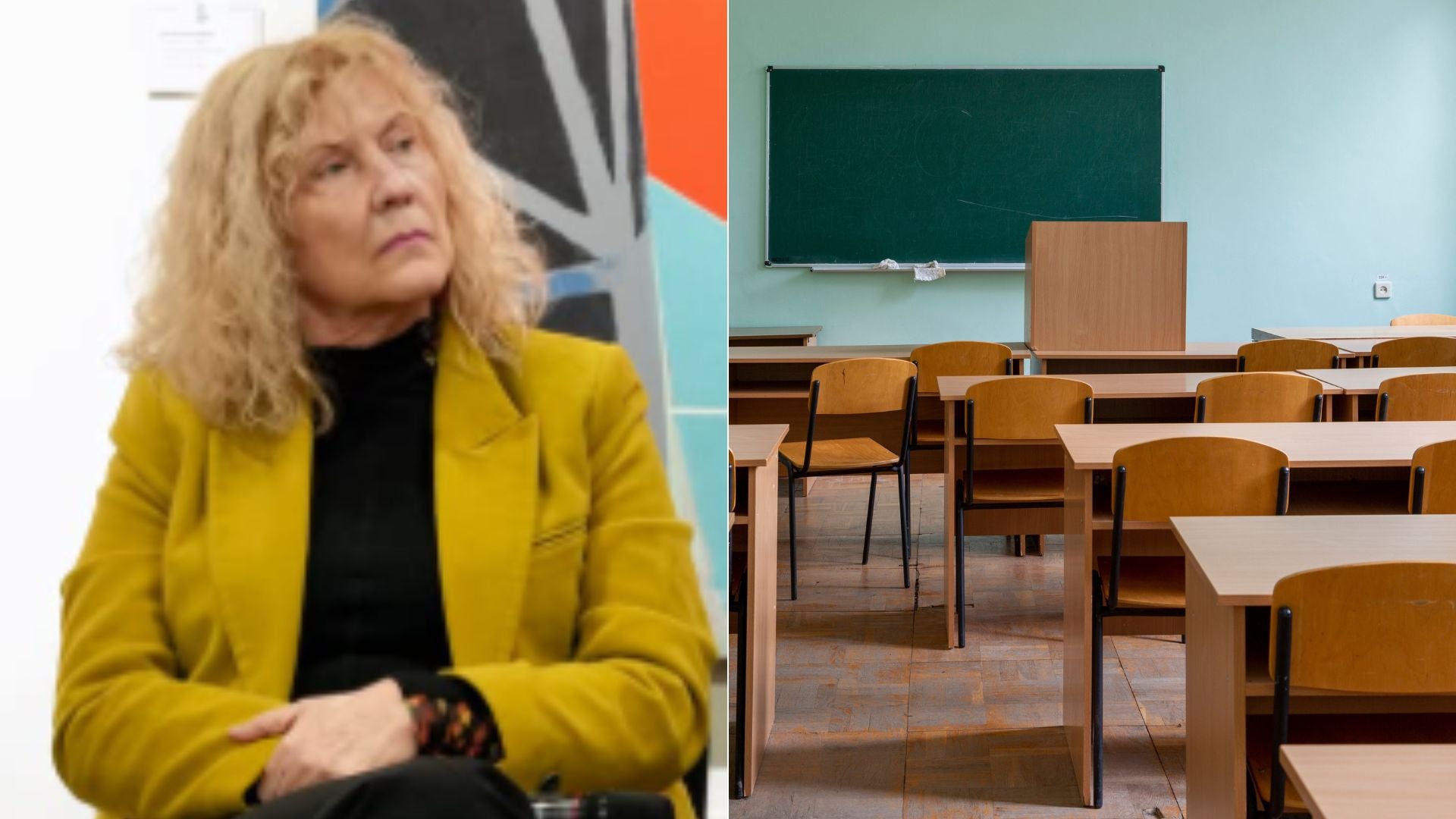 Ana María Sanjuán, ministra de Educación Universitaria del régimen venezolano / Salón de universidad - Fotos: X / Pexels