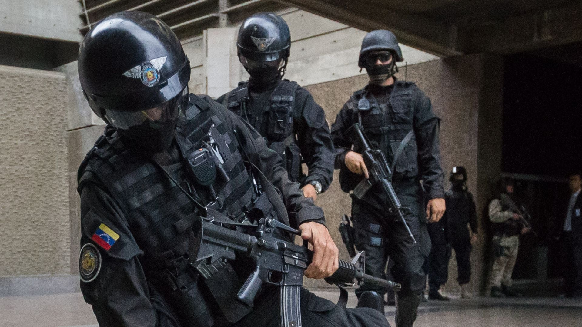 Agentes del régimen venezolano - Foto: EFE