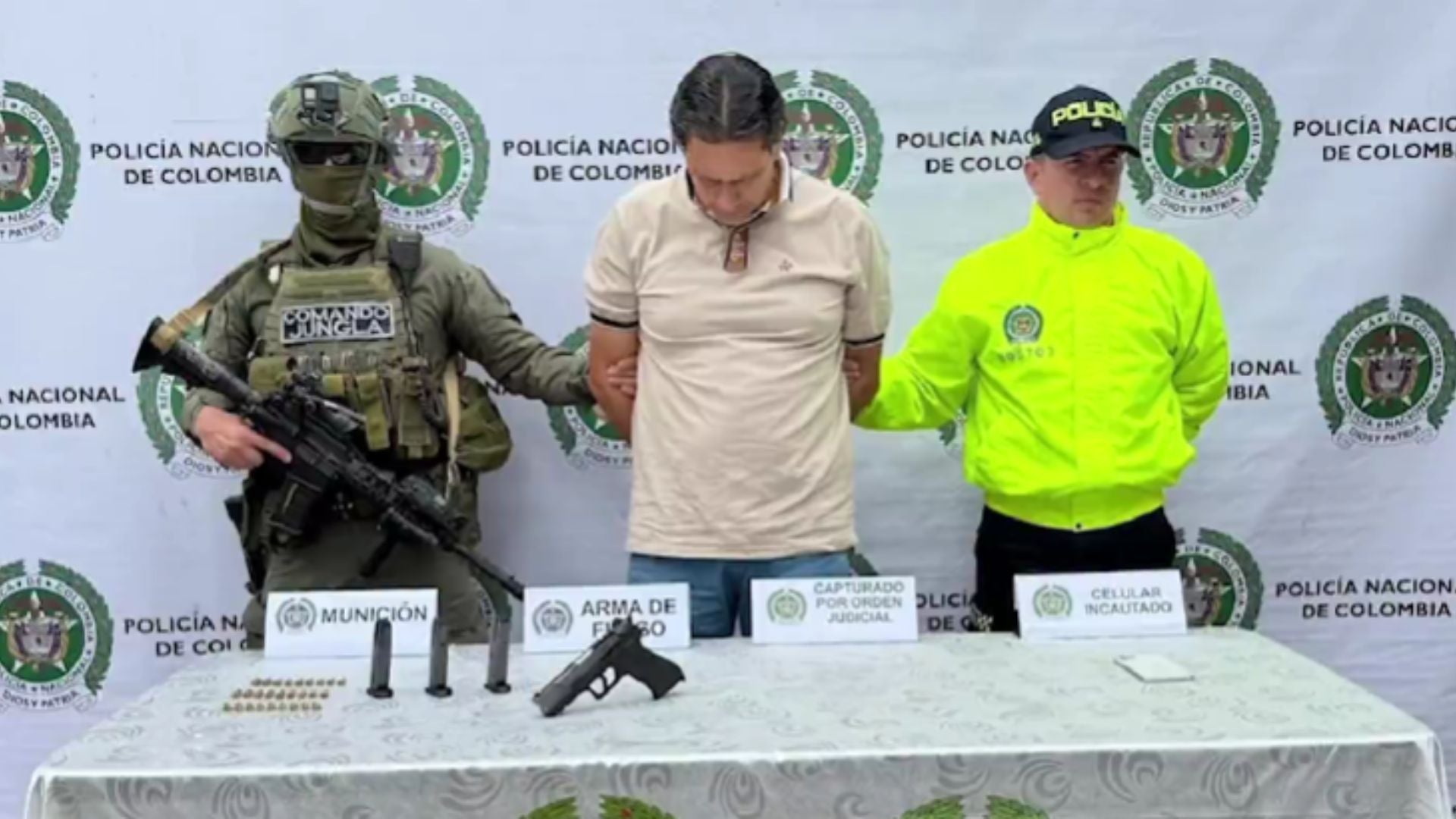 Capturado alias "el Flaco", señalado de tener vínculos con el Clan del Golfo - Foto captura