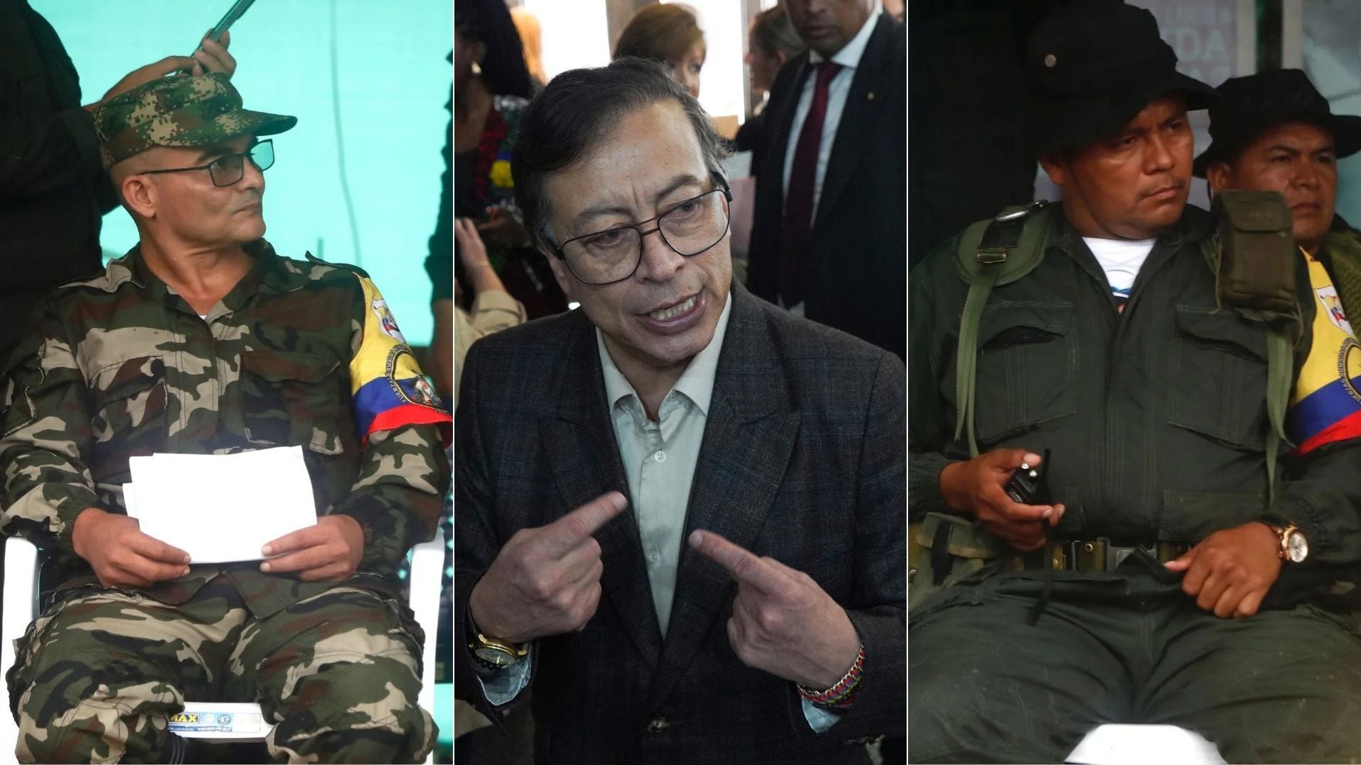 Alias Calarcá e Iván Mordisco guardarían secretos importantes de Gustavo Petro - Fotos: EFE