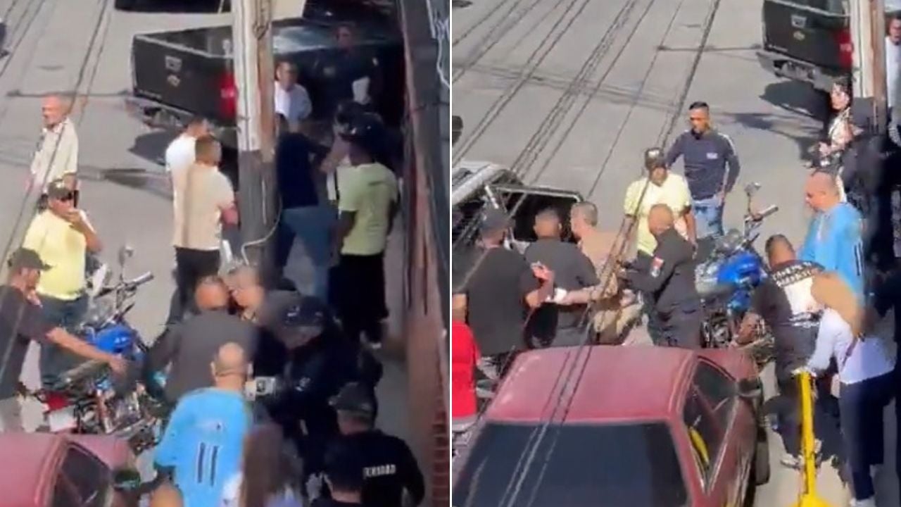 Captura del video del momento del secuestro de Javier Oropeza | X: @VoluntadPopular