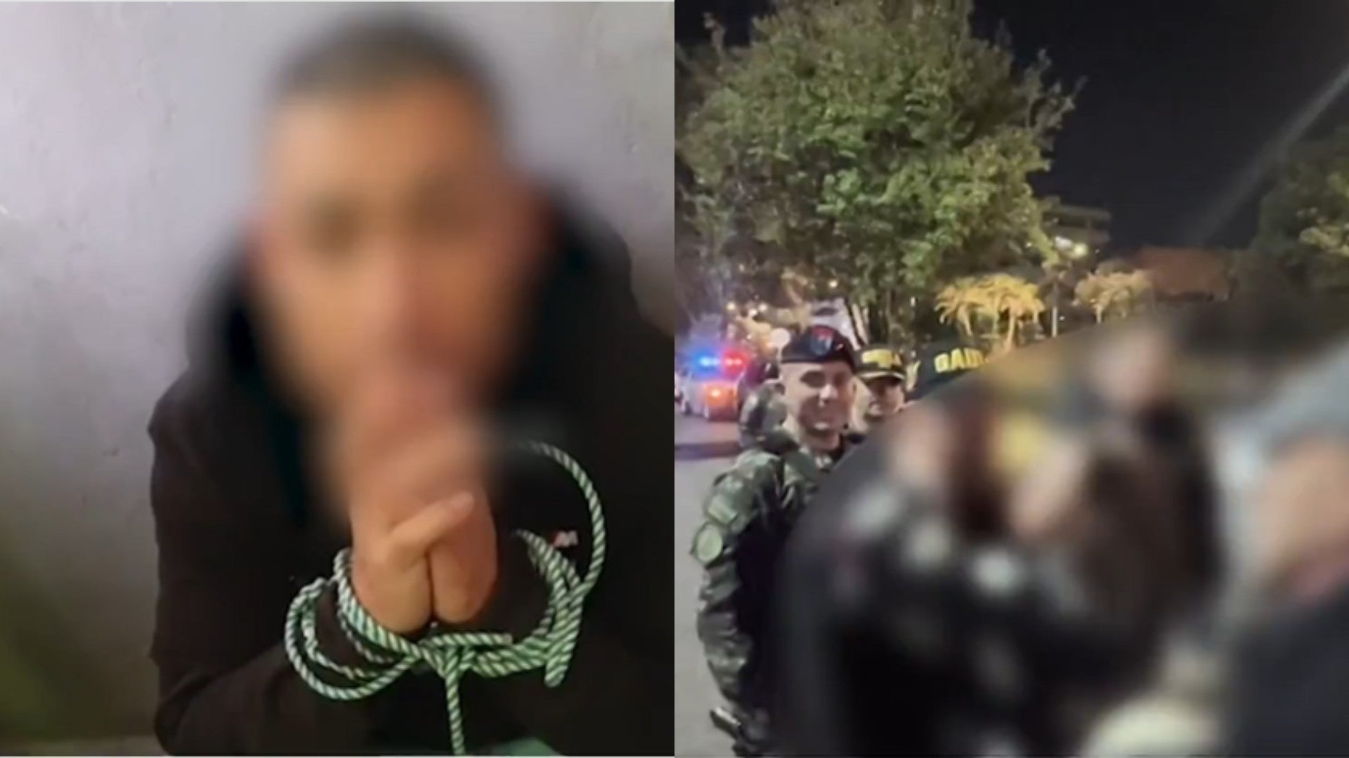 Rescatan a secuestrado en Bogotá / FOTO: Captura de pantalla