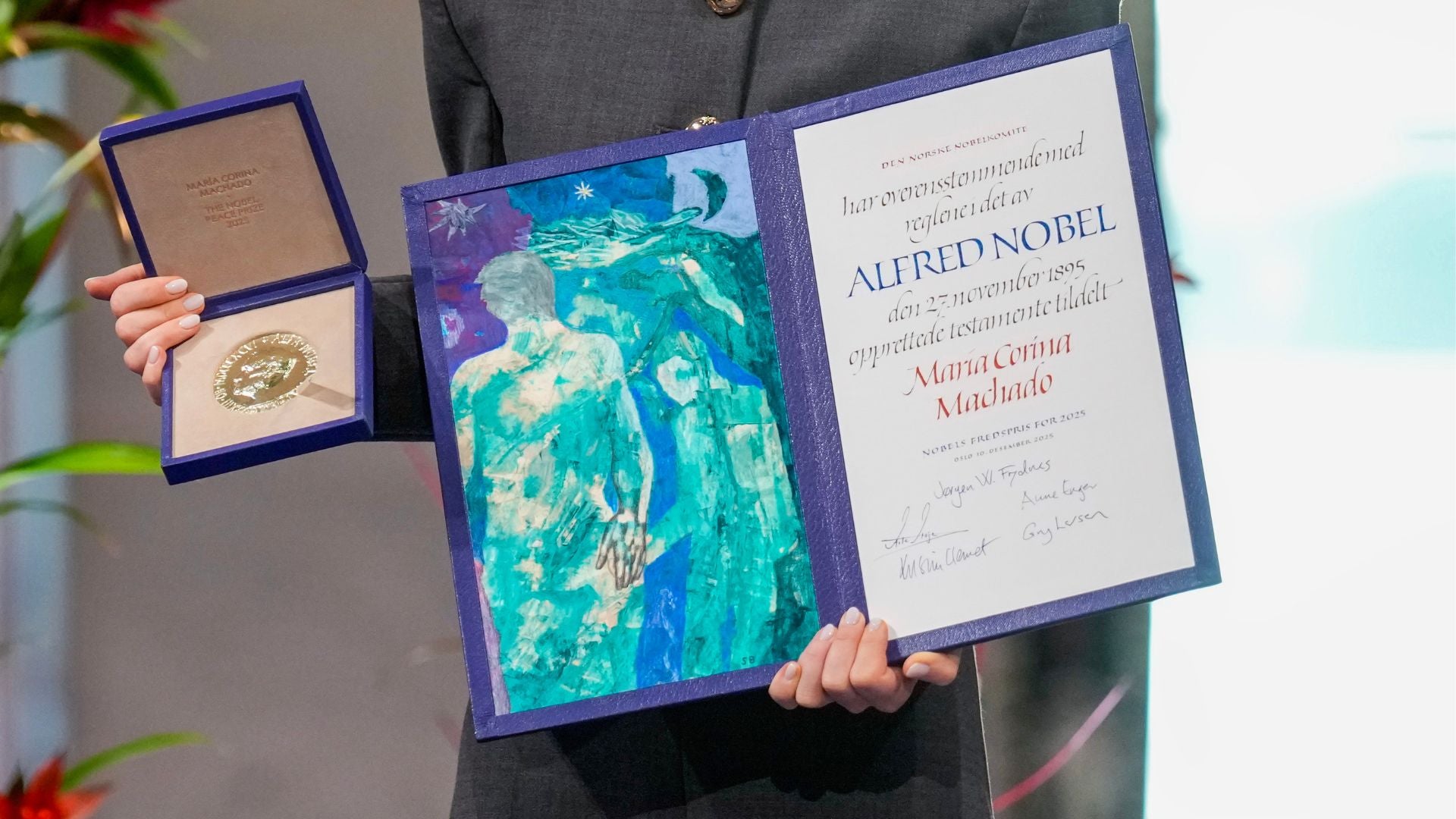 Premio Nobel entregado a María Corina Machado - Foto: EFE
