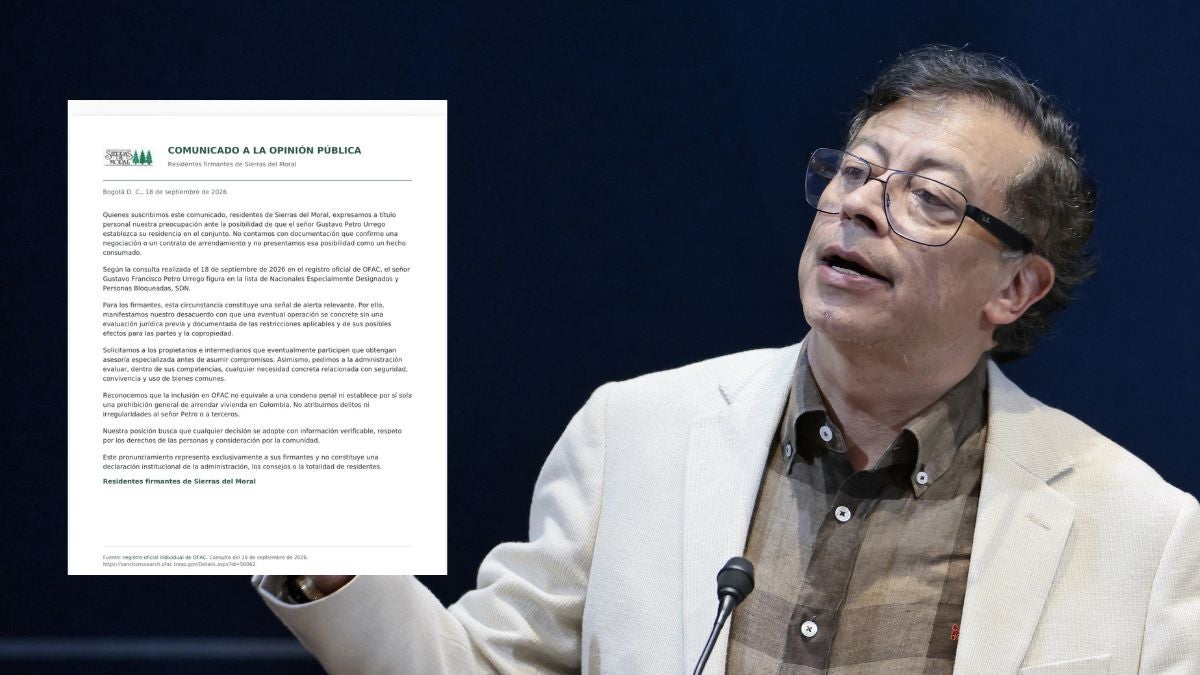 Gustavo Petro, expresidente de Colombia (EFE)