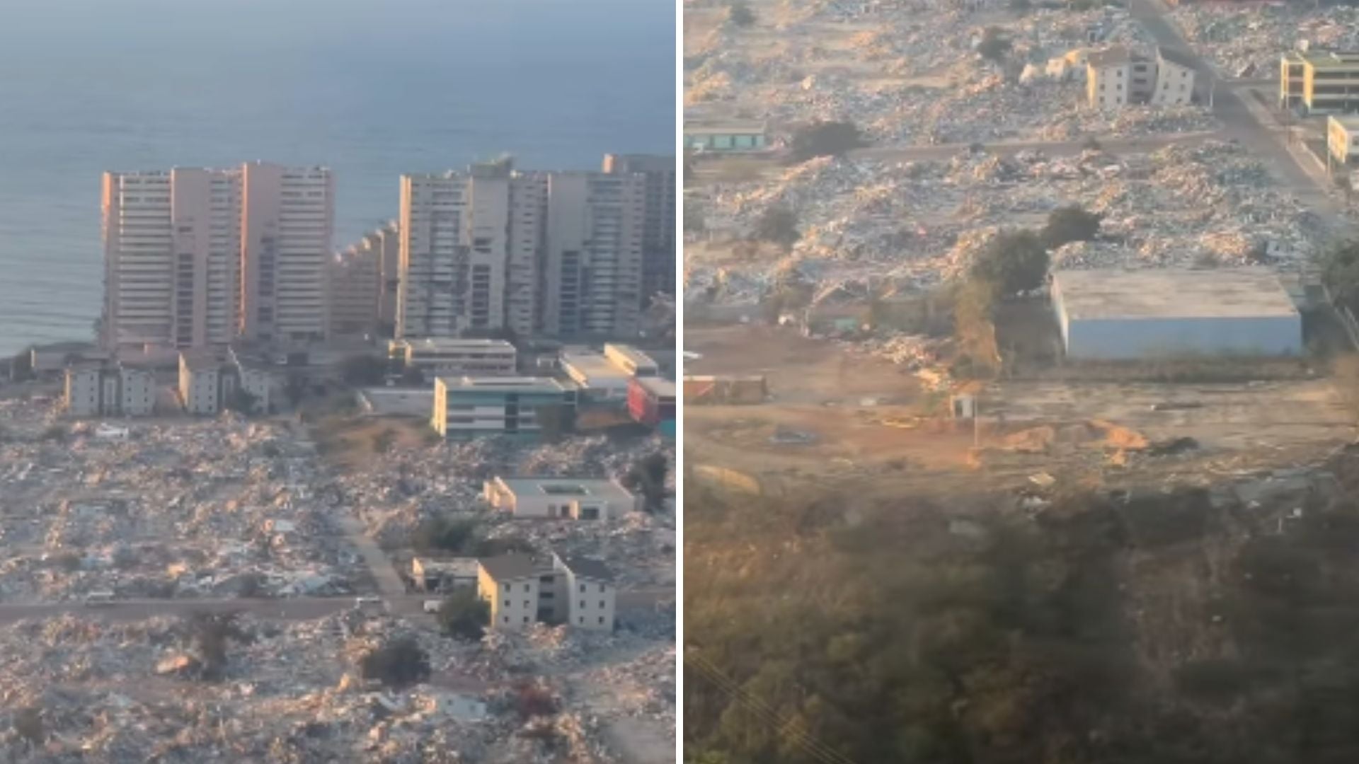 Zonas afectadas en La Guaira, Venezuela, por el doblete sísmico - Fotos: Instagram