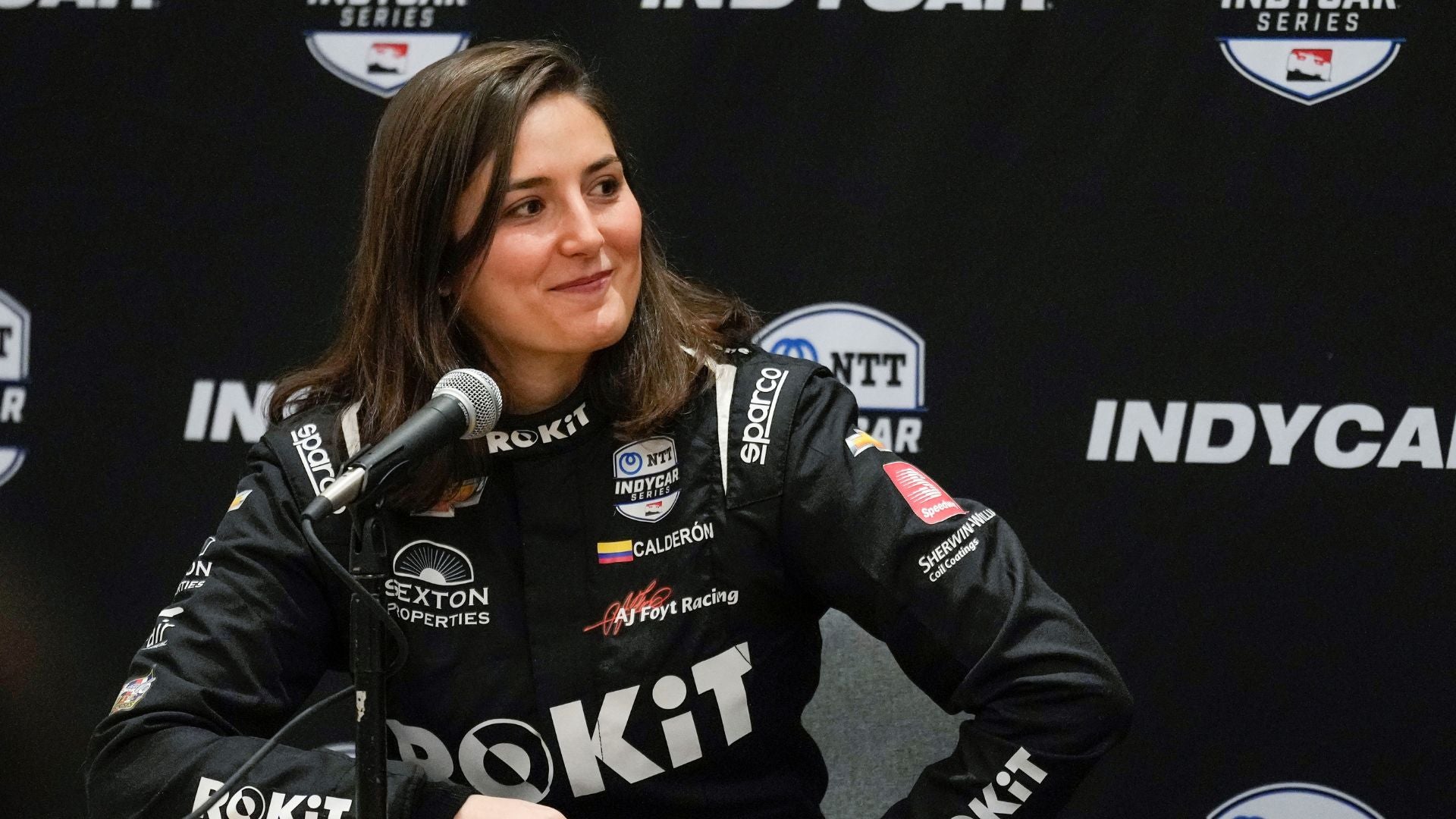 La piloto colombiana Tatiana Calderón-Foto: EFE