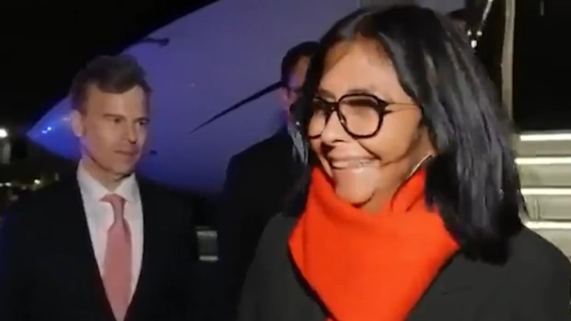 Delcy Rodríguez en Estados Unidos / FOTO: Captura de video