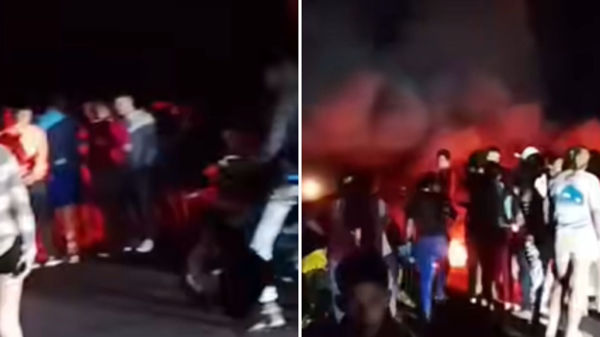 Protesta en Quebrada de Armo (Portuguesa, Venezuela) por consecutivas fallas eléctricas - Fotos: X