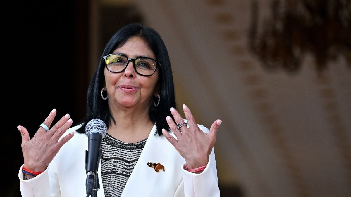 Delcy Rodríguez (AFP)