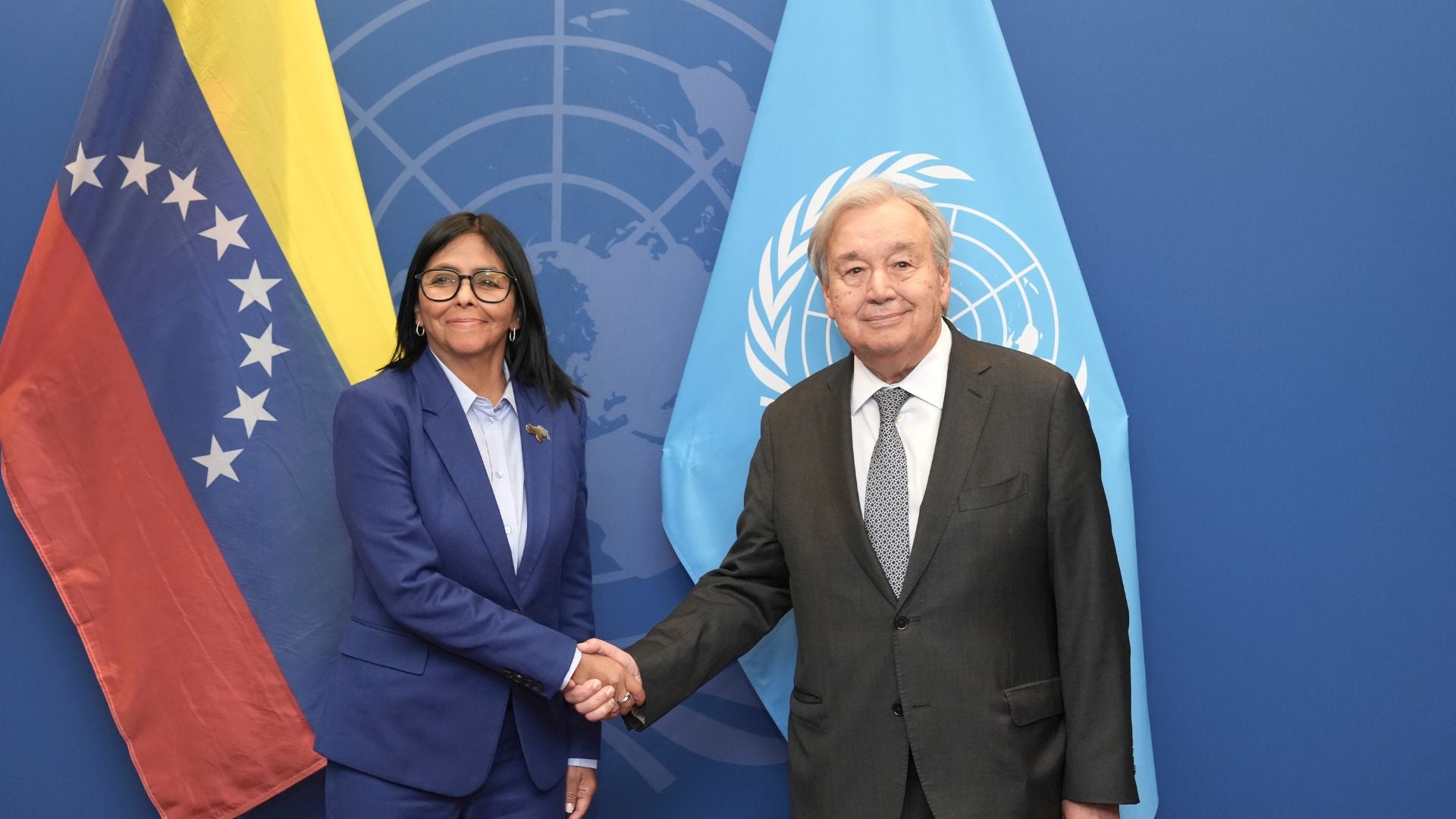 Delcy Rodríguez en la ONU-Foto: EFE