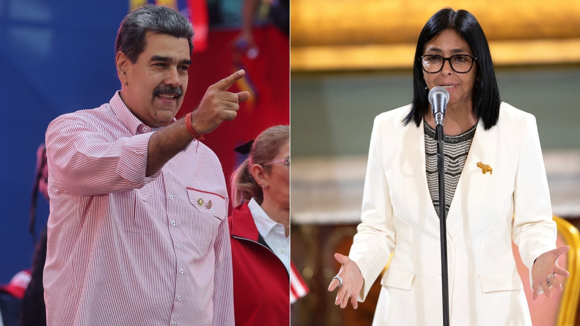 Nicolás Maduro y Delcy Rodríguez - EFE
