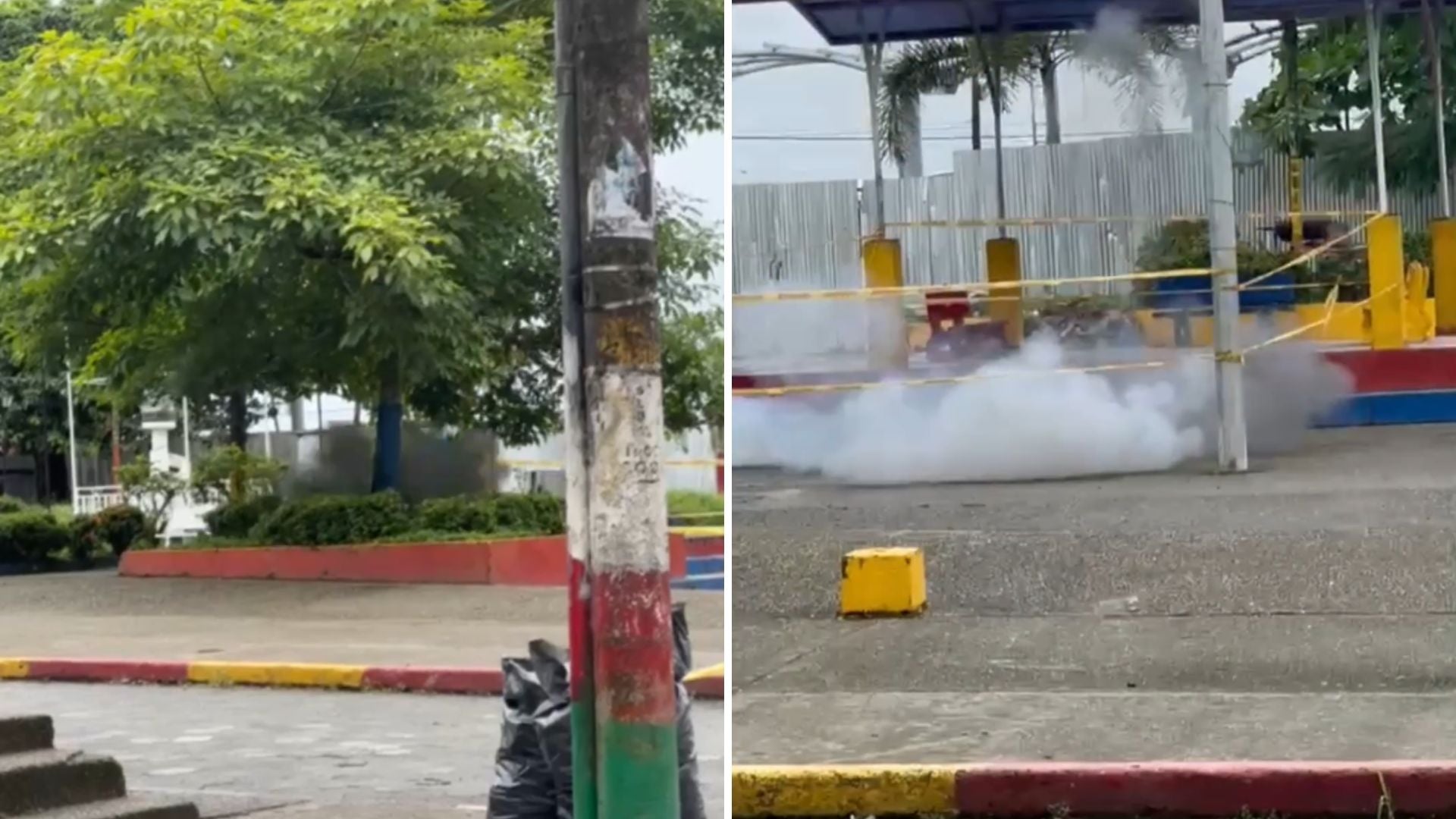 Ejército destruyó dos explosivos instalados en un parque en el Cauca- Captura de pantalla de Tercera División del Ejército Nacional - X