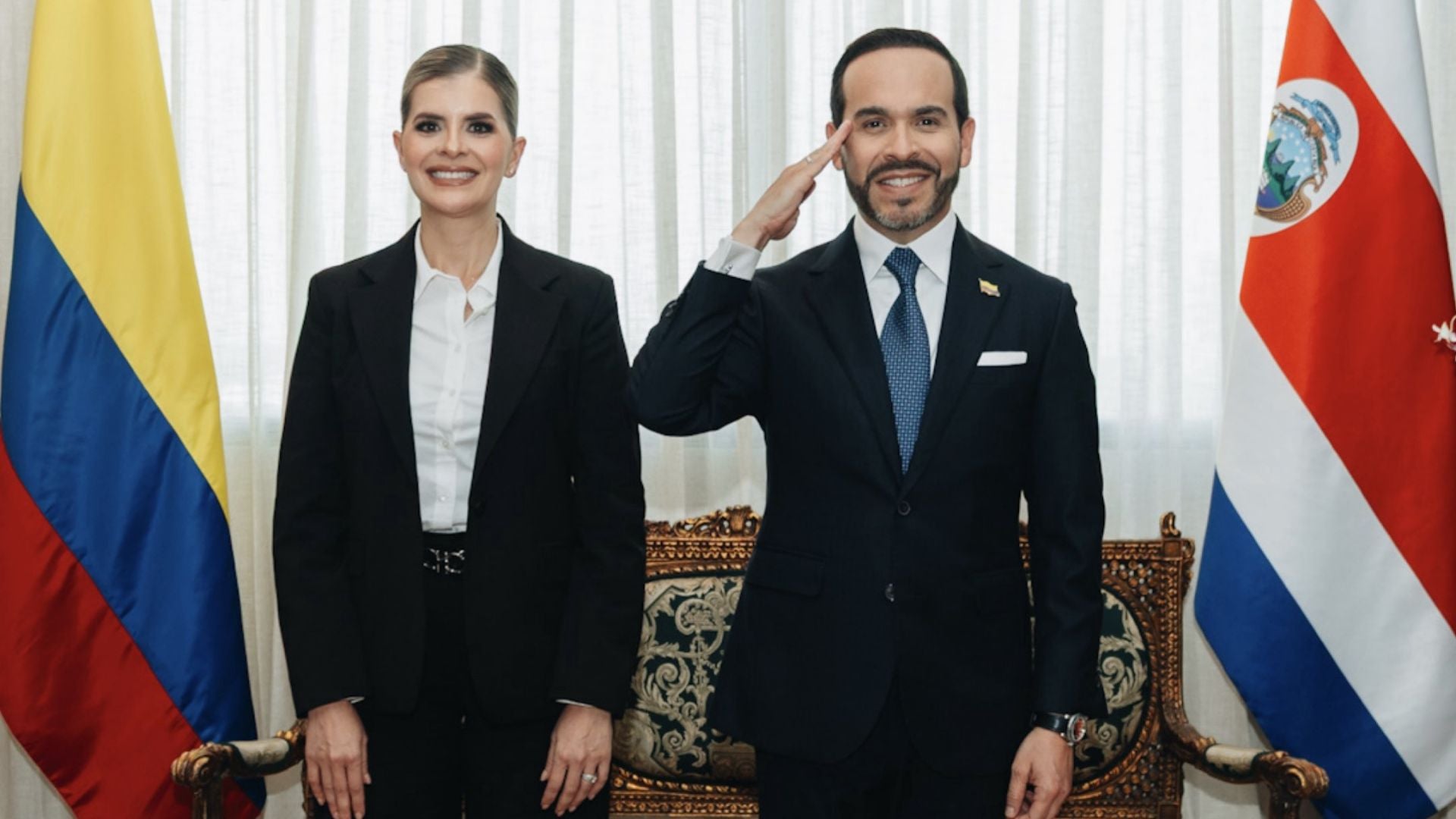 Abelardo de la Espriella y Laura Fernández - Foto Presidente Abelardo de la Espriella