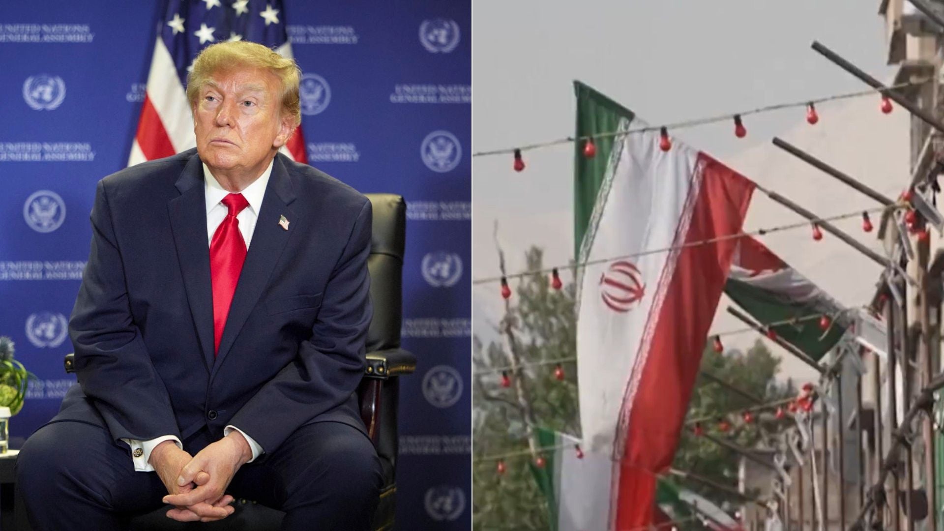 Donald Trump, presidente de EE. UU., y el régimen de Irán - Foto: EFE