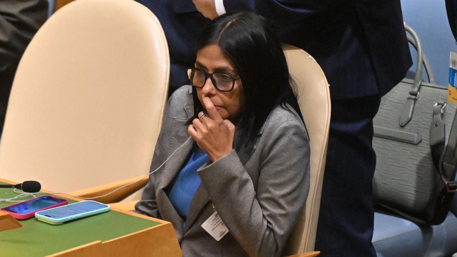 Delcy Rodríguez en la ONU - Foto: EFE