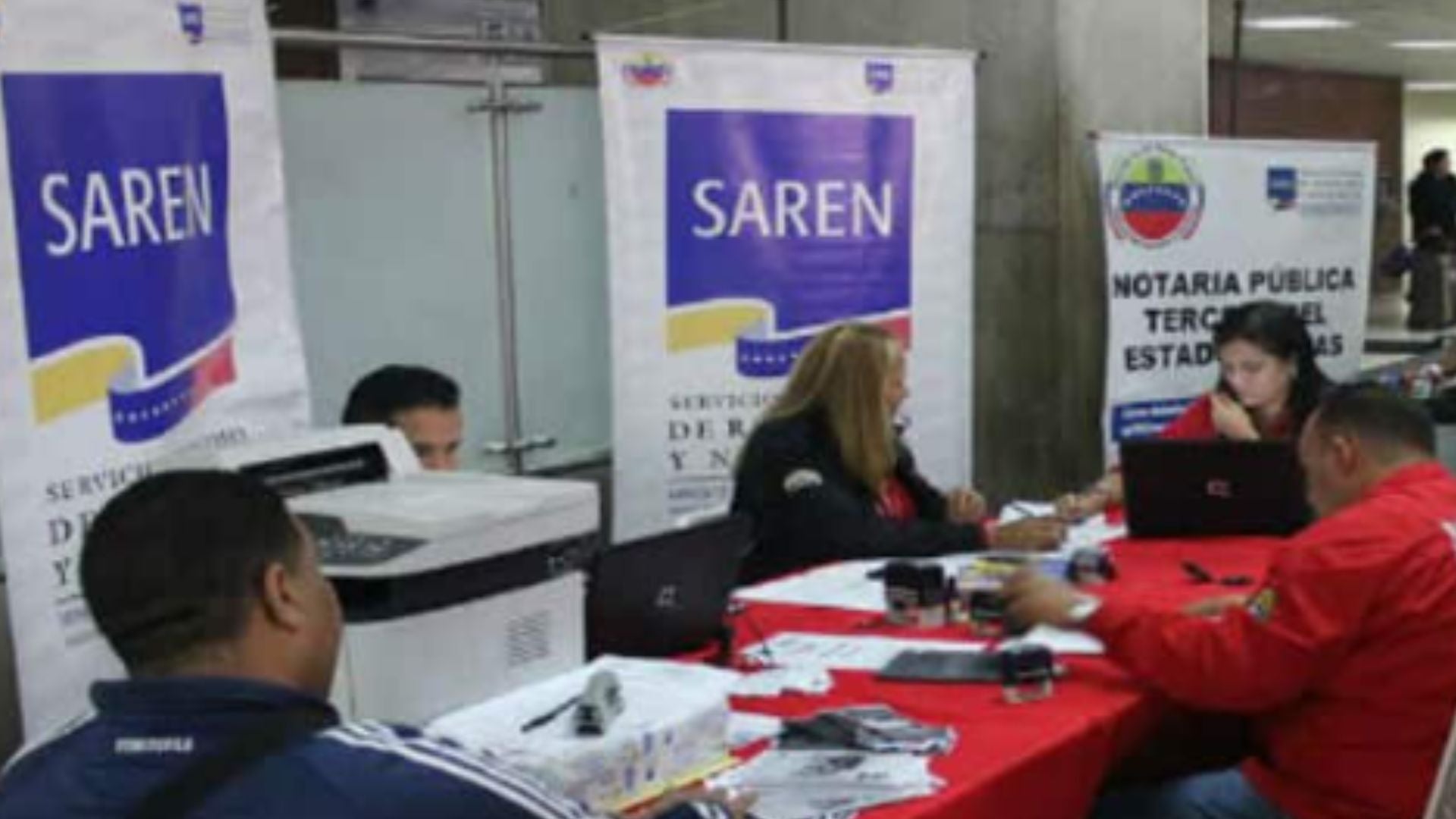 Jornada del Servicio Autónomo de Registros y Notarías (Saren) - Foto de referencia: X