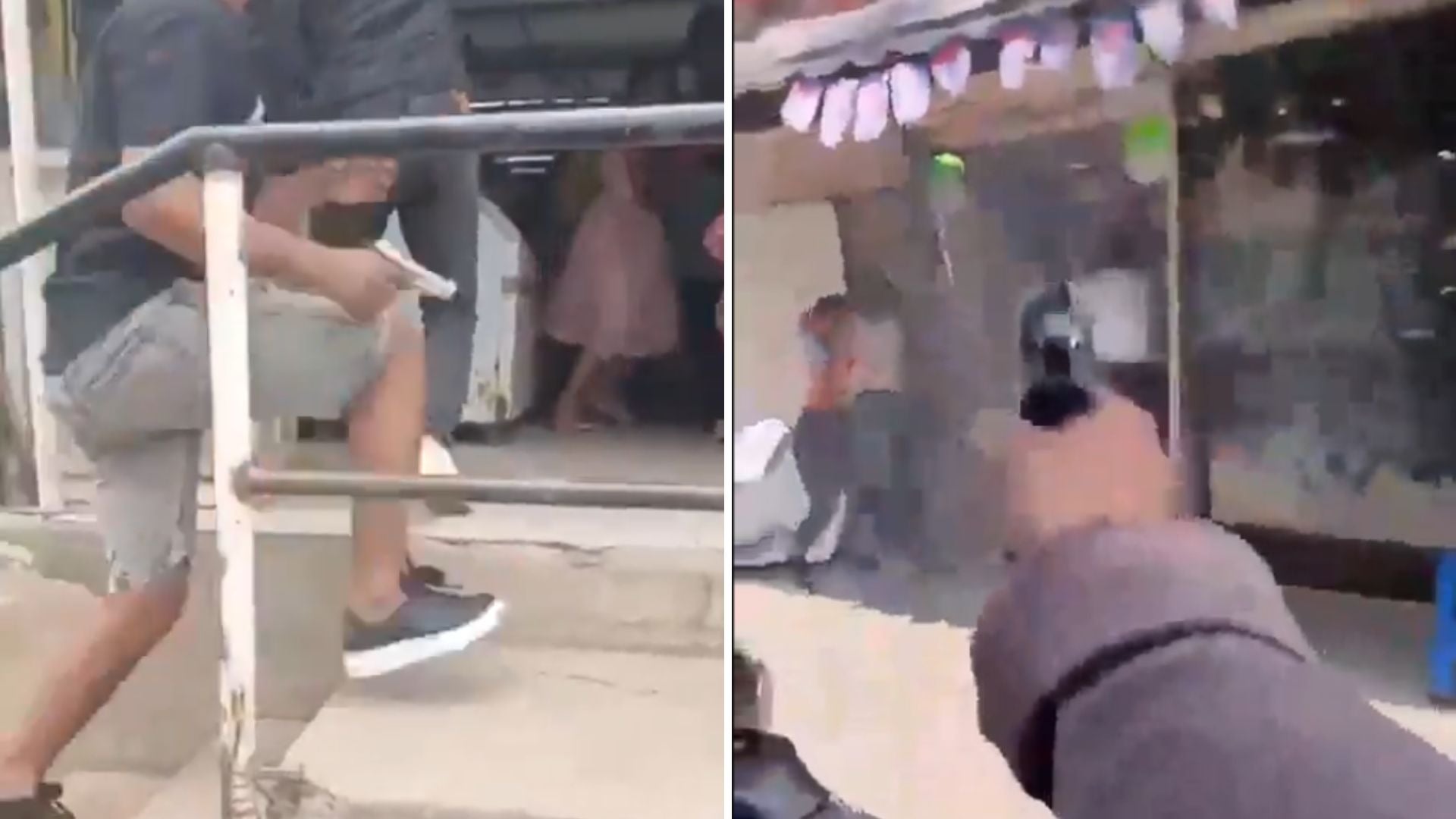Paro armado en Santa Marta - Captura de redes sociales