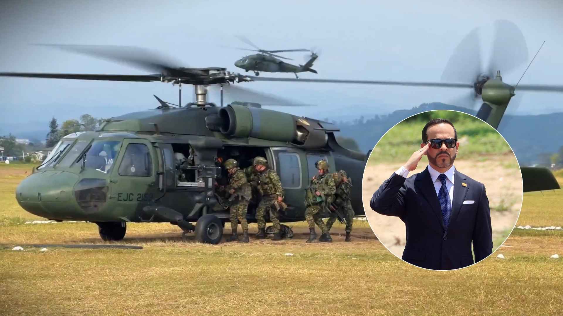 Foto X: @COL_EJERCITO/ Abelardo de la Espriella - Foto EFE