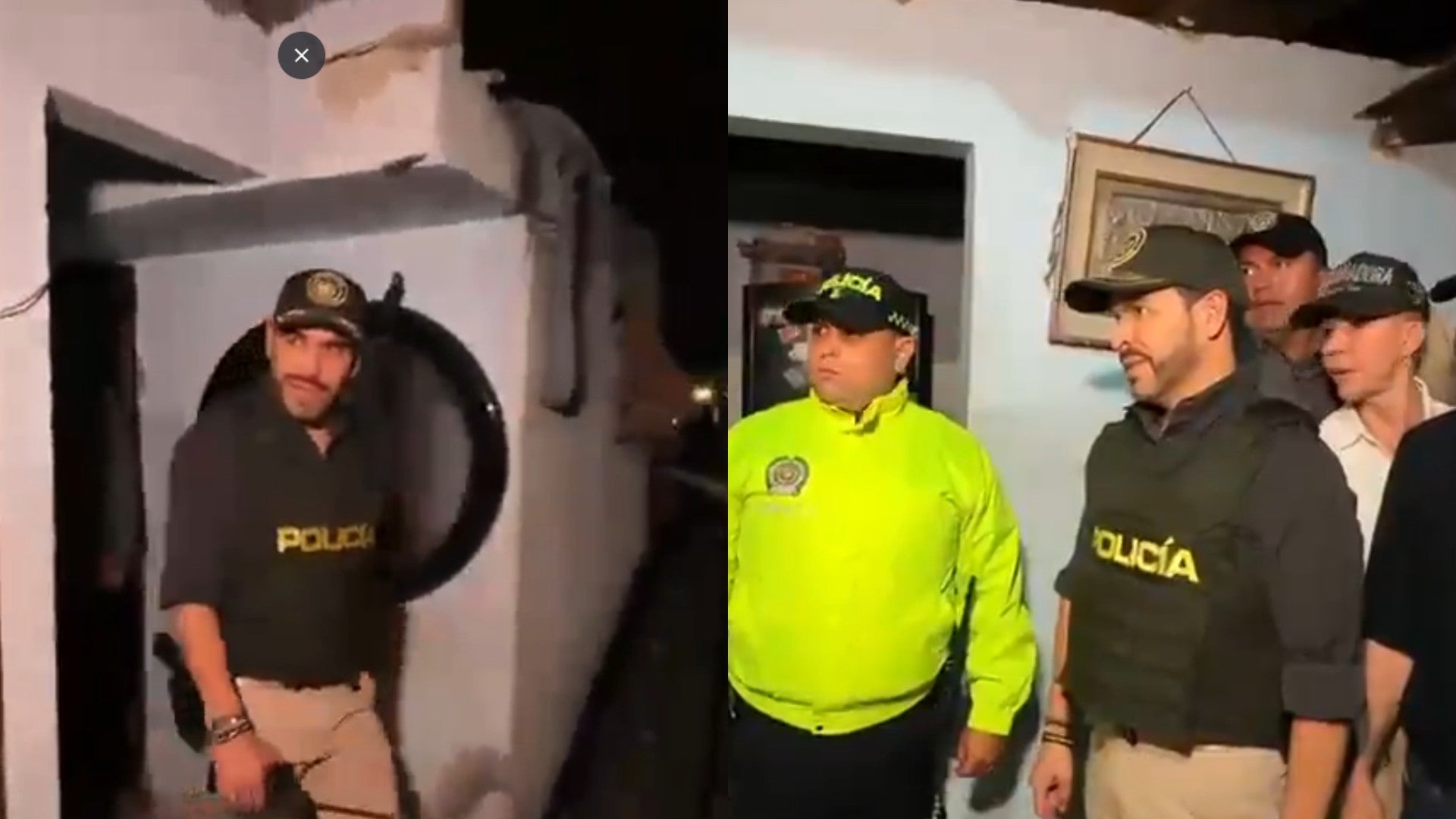 Abelardo de la Espriella en operativo en Cali. (X de Abelardo de la Espriella)