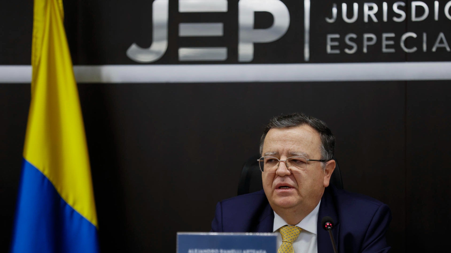 Presidente de la JEP, Alejandro Ramelli. (EFE)