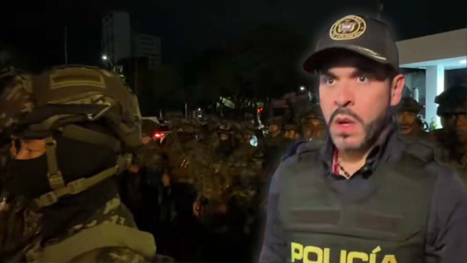 Abelardo de la Espriella en un operativo en Cali (X de De la Espriella)