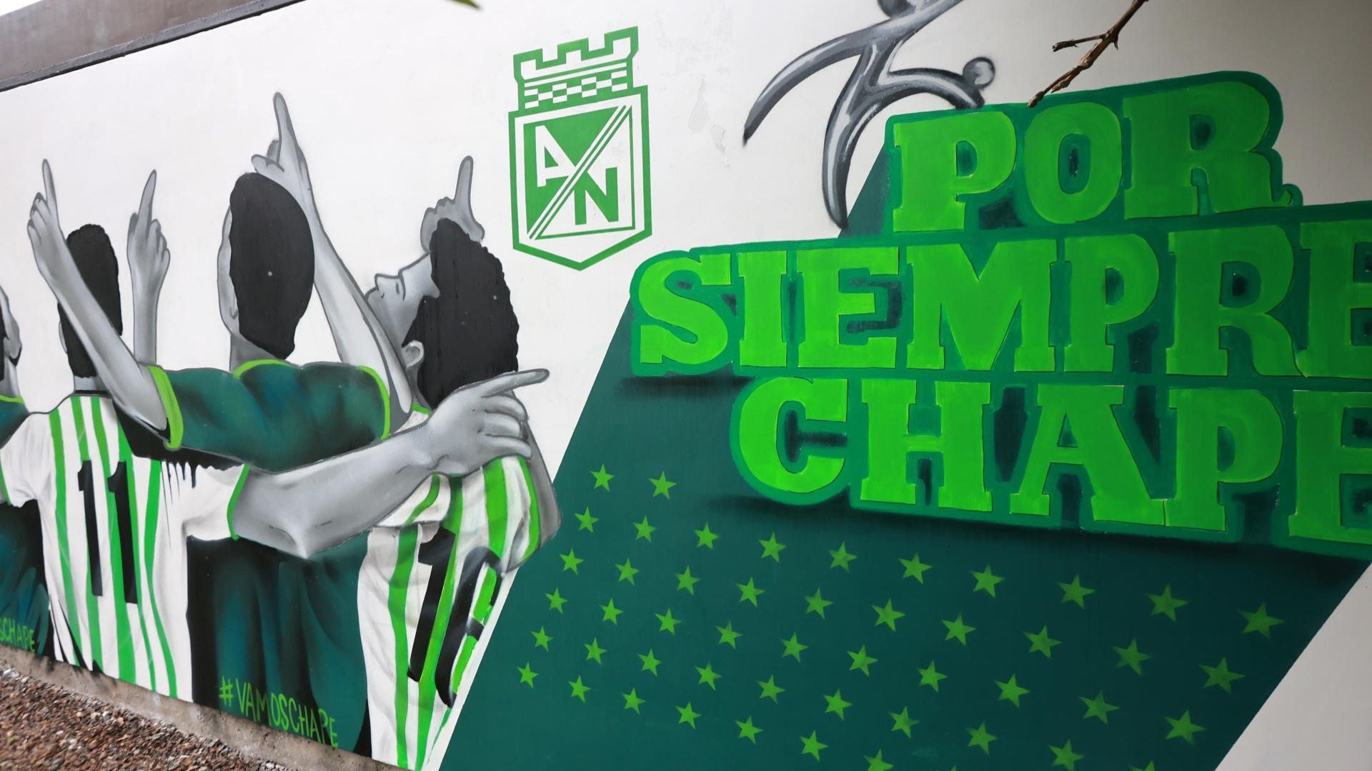Homenaje de Atlético Nacional a Chapecoense - Foto: EFE
