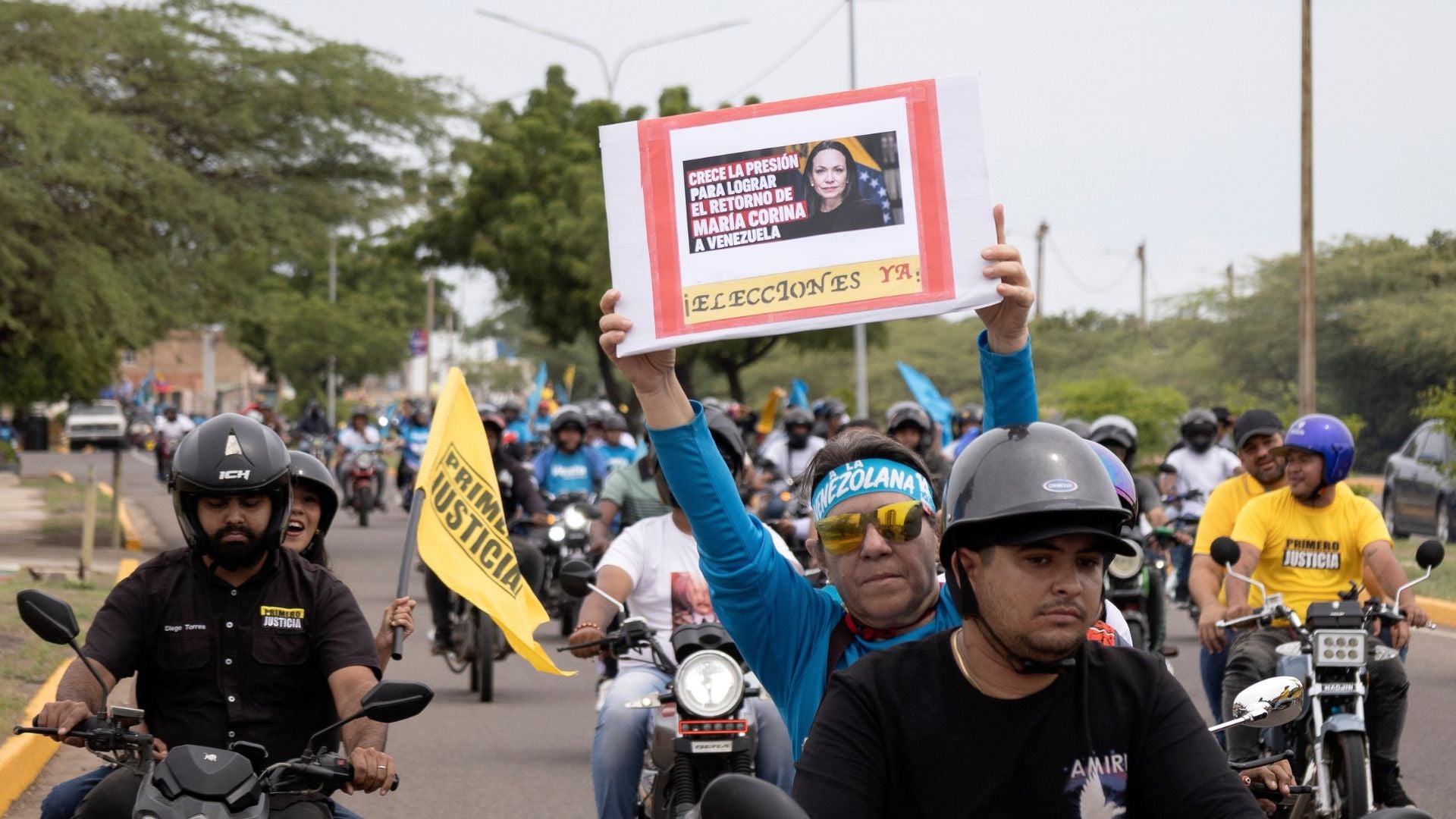 Movilización en Venezuela "Gran Rodada por la Libertad" - Foto: EFE