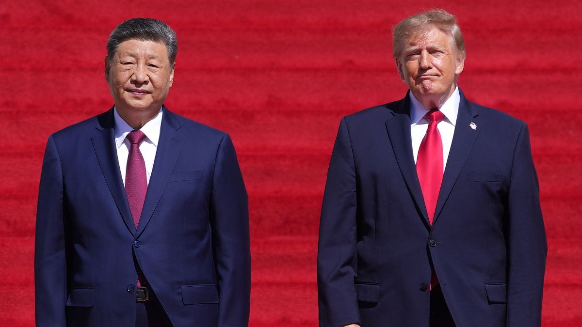 Xi Jinping y Donald Trump (EFE)