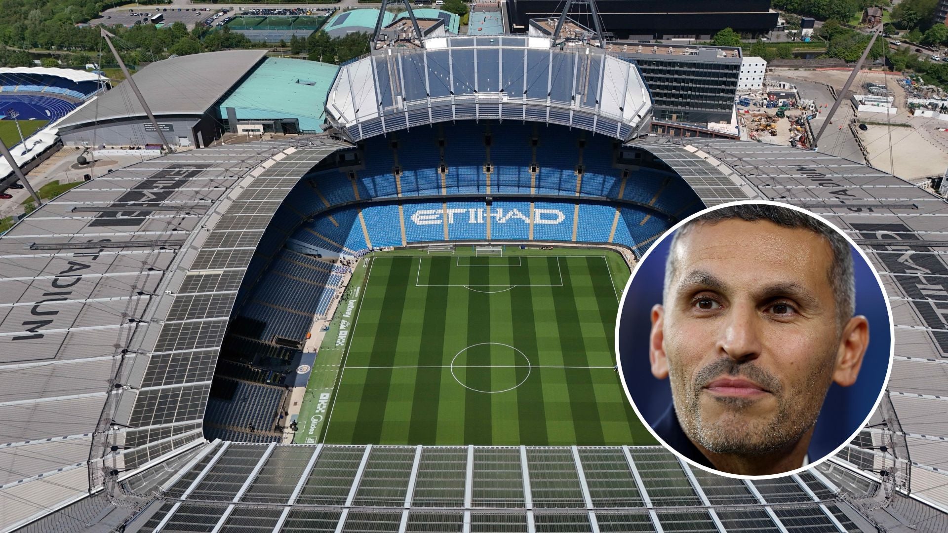 Manchester City, presidente Khaldoon Al Mubarak-Foto: EFE, Ilustración Canva