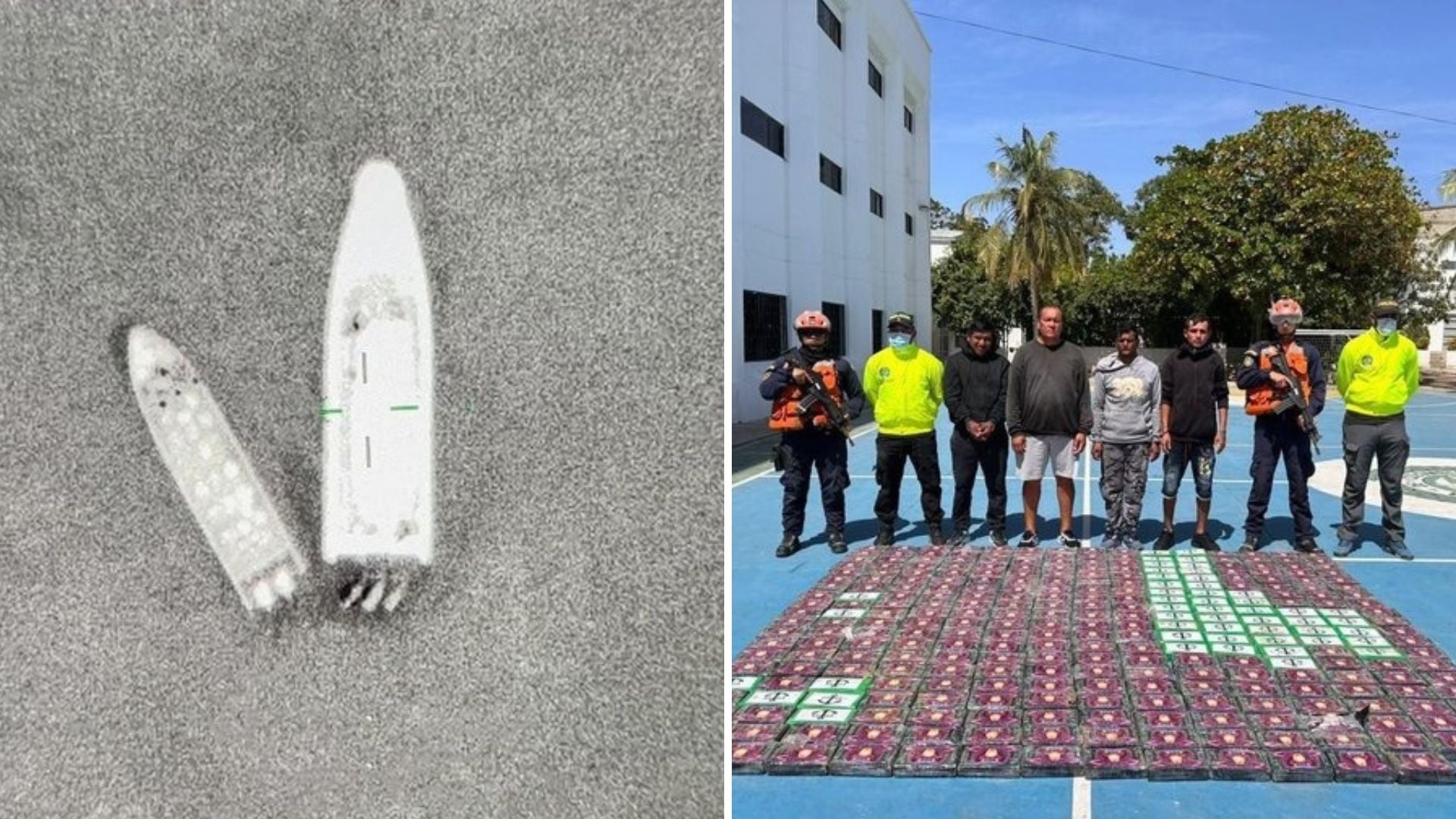 Interceptaron una embarcación rápida al norte de La Guajira-Foto: tomada de X @jiatfs