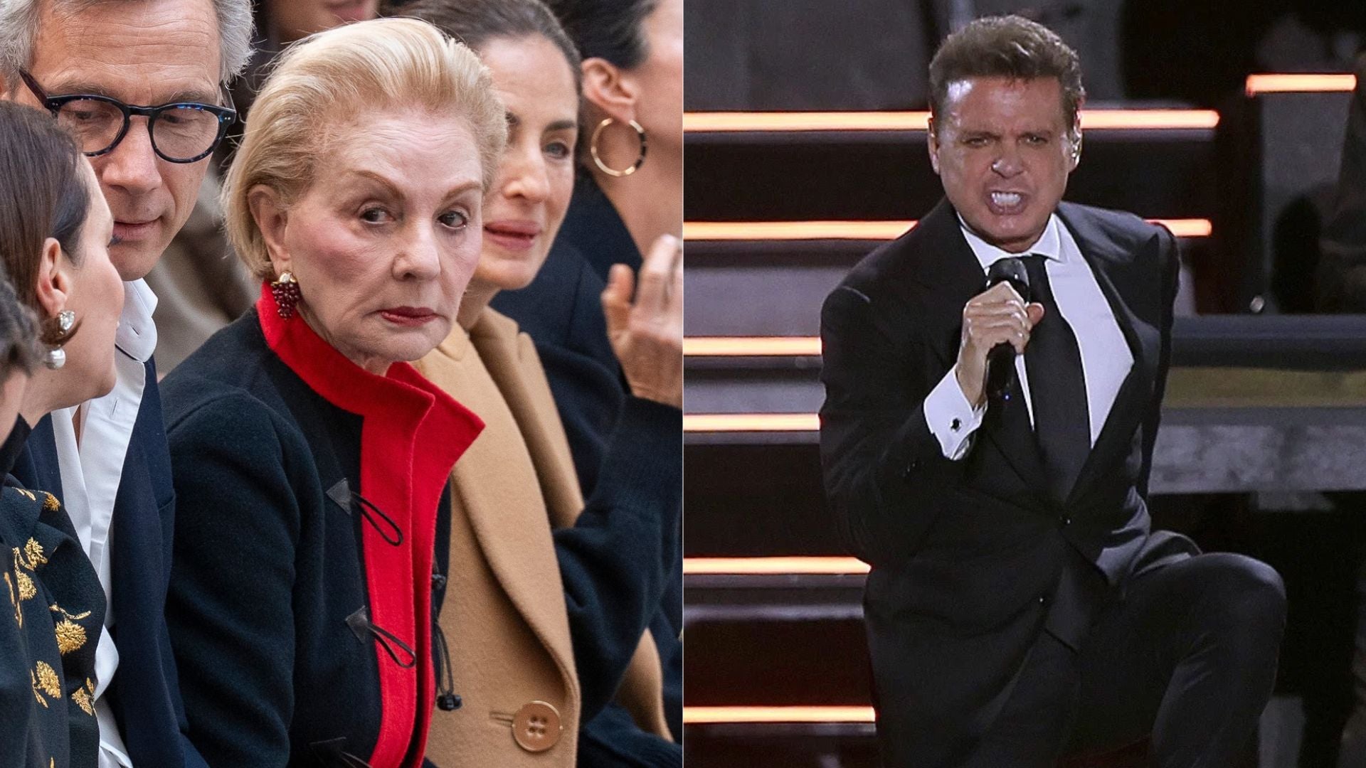 Carolina Herrera, diseñadora de modas / Luis Miguel, cantante - Fotos: EFE