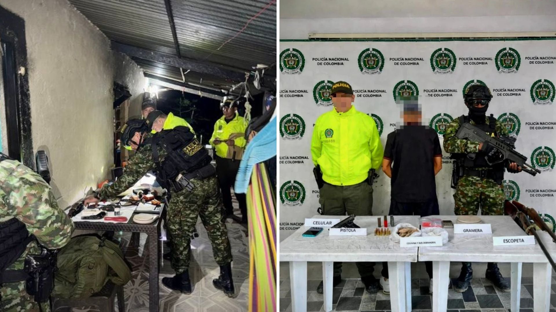 Capturan en El Playón, Santander, a alias ‘Mariguano'-Foto tomada de x @COL_EJERCITO