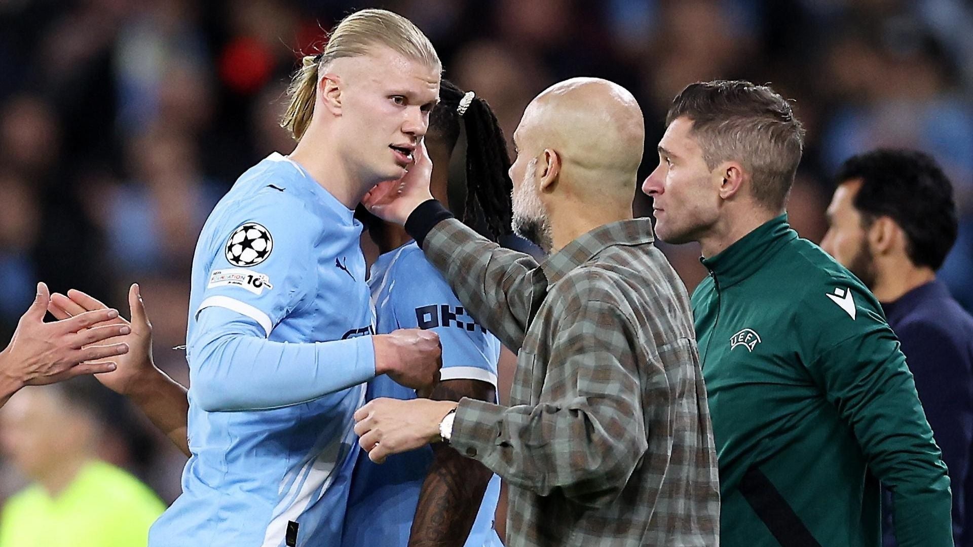 Pep Guardiola cuando fungía como entrenador del Manchester City - Foto: EFF