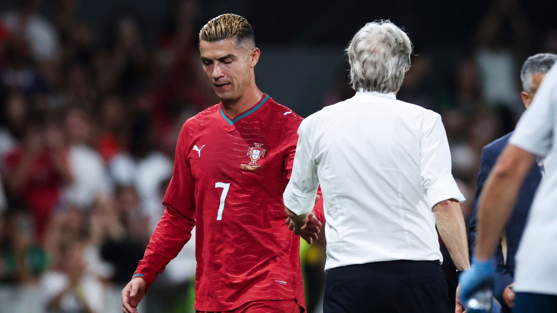 Jorge Jesús y Cristiano Ronaldo - Foto: EFE