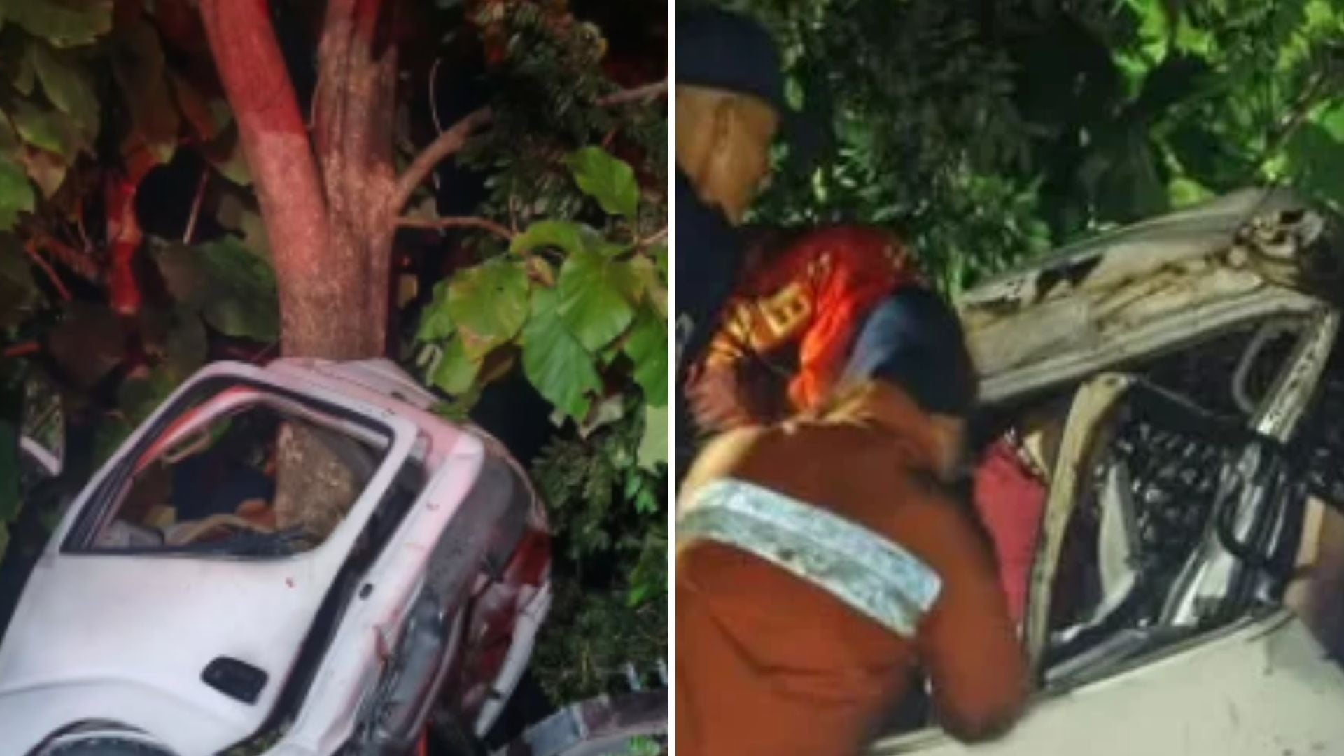 Accidente de tránsito en la autopista José Antonio Páez del estado Portuguesa - Fotos: X