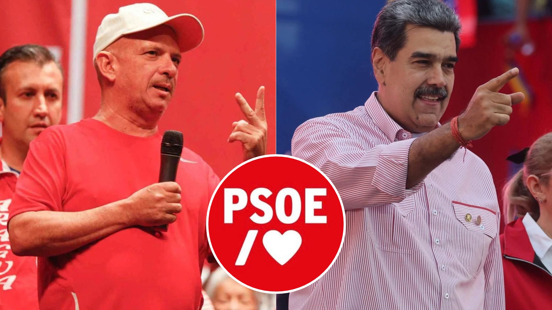 Carta del Pollo Carvajal expone comisiones del régimen venezolano a políticos del Partido Socialista de España - Fotos: AFP/EFE