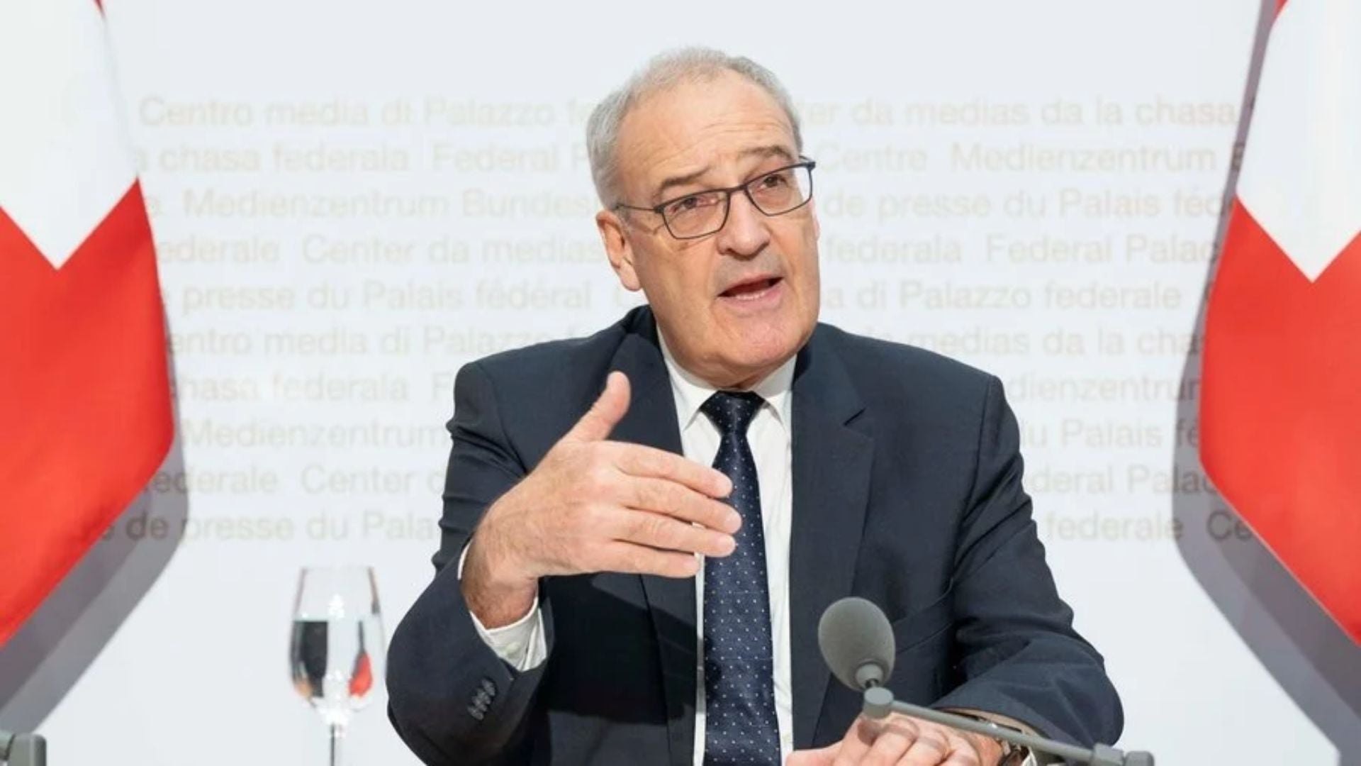 El presidente de Suiza, Guy Parmelin-Foto: EFE
